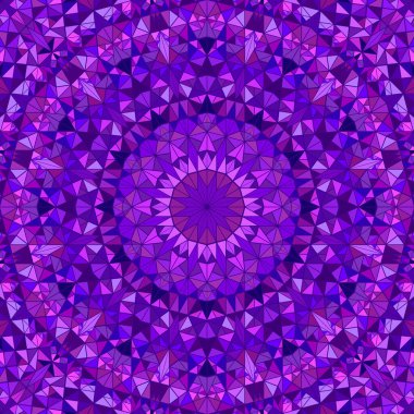 Geometrik renkli soyut radyal fayanslı mozaik desen arkaplanı