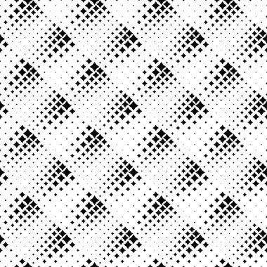 Kusursuz siyah-beyaz soyut yıldız desenli arkaplan