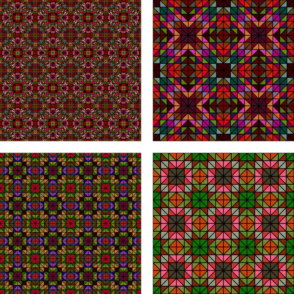 Многоцветная бесшовная мозаика — стоковый вектор