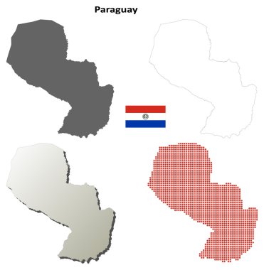 Paraguay anahat harita seti
