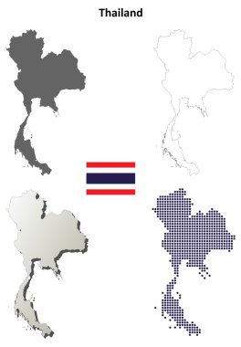 Tayland anahat harita seti