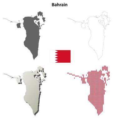 Bahreyn anahat harita seti