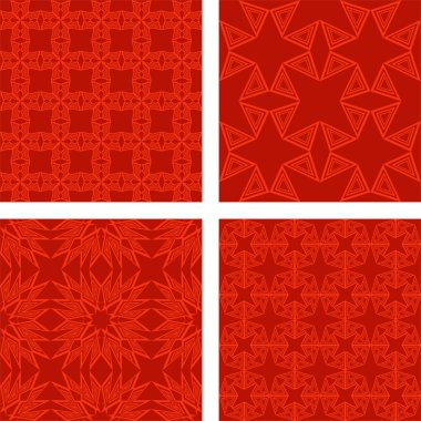 Kırmızı Dikişsiz desen arka plan ayarlamak