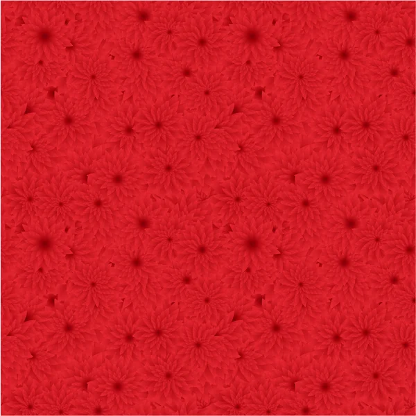 Bezešvé červený květ vzorek pozadí — Stockový vektor