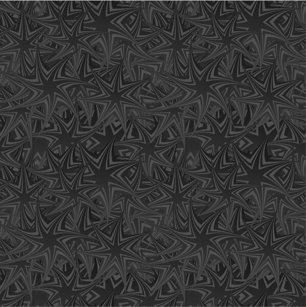 Black seamless star pattern background