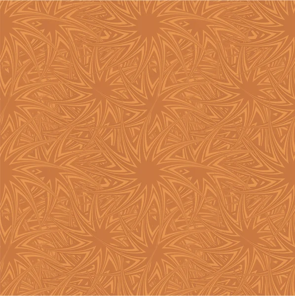 Brown Seamless star pattern background — Stock Vector