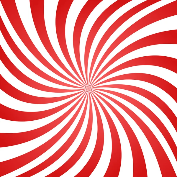 Red white spiral background — Stock Vector