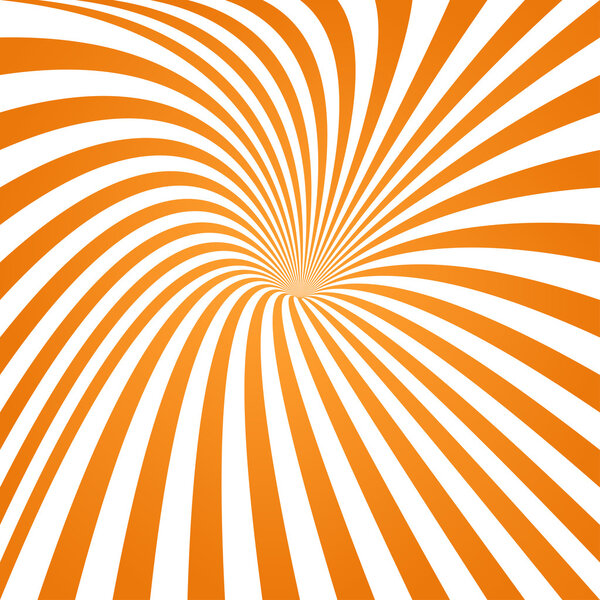Orange striped spiral hole background