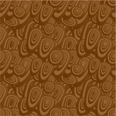 kahverengi sorunsuz oval desen arka plan