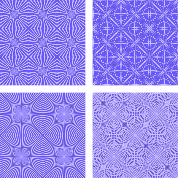 Blue seamless wallpaper set — Stock Vector