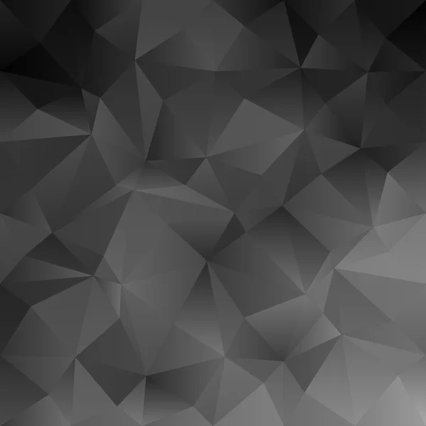 Noir abstrait modèle triangle fond — Image vectorielle