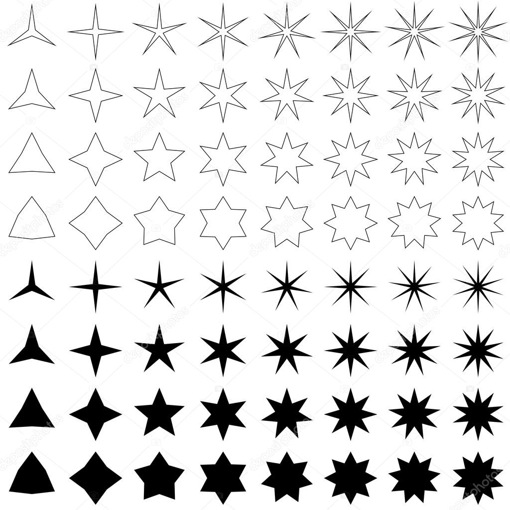 Black star set