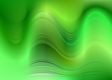yeşil dalgalı arka plan
