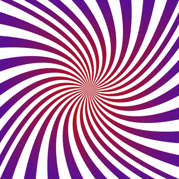 Fundo de design espiral hipnótico roxo e vermelho — Vetor de Stock