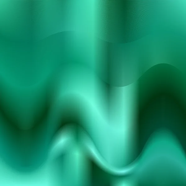 Fond abstrait vague vert foncé design — Image vectorielle