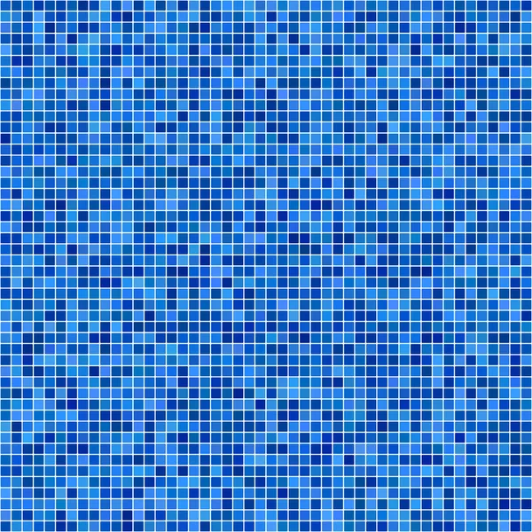 Синий пиксельный мозаичный фон — стоковый вектор