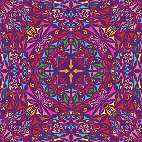 Seamless kaleidoscopic pattern background — Stock Vector