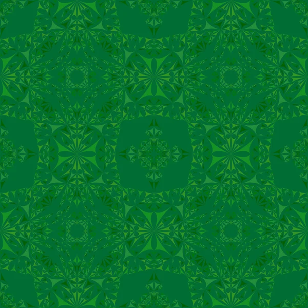 Fondo de pantalla caleidoscópico verde — Vector de stock