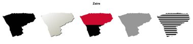 Zaire boş çizgi haritası ayarlandı