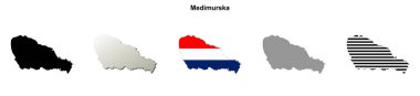 Medimurska boş çizgi haritası ayarlandı