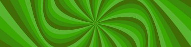Girdap ışını arkaplanı - yeşil hipnotik soyut vektör grafiği