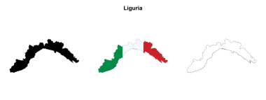 Şeffaf Liguria ana hat haritası ayarlandı