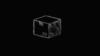 Taslak biçimi asgari sipariş paketlenmiş simge canlandırması - pürüzsüz ilerici açıklama '