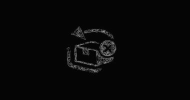 Eskiz biçimi en düşük geri dönüş simgesi canlandırması - pürüzsüz ilerici açıklama '