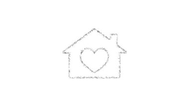 Skeç stili minimal ev hayatı canlandırması - pürüzsüz ilerici açıklama