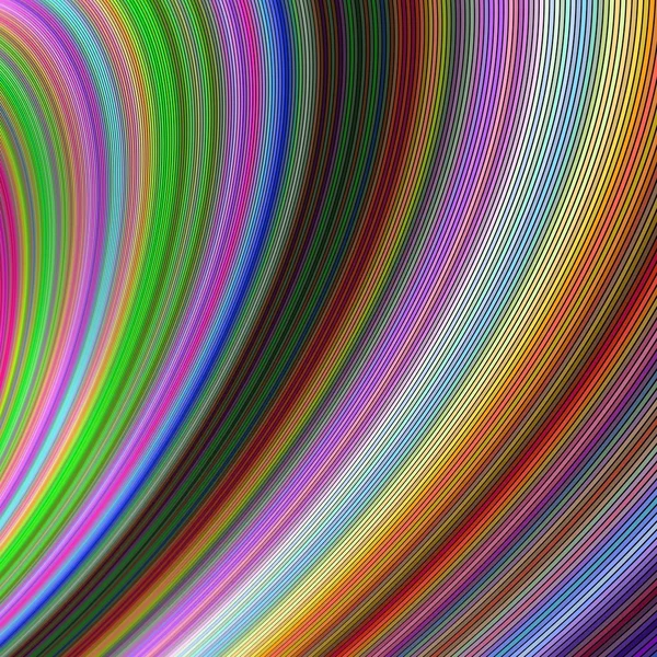 Diseño de fondo de rayas curvadas coloridas abstractas — Archivo Imágenes Vectoriales