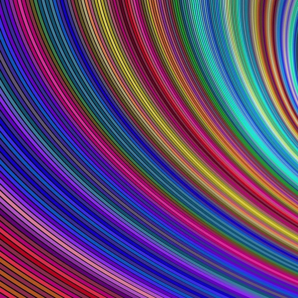 Fondo curvado colorido abstracto de la raya — Vector de stock