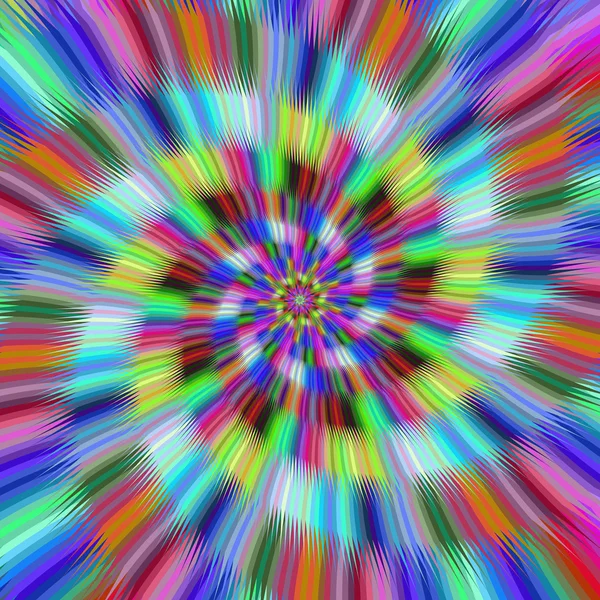 Abstrato colorido vibrante espiral projeto fundo — Vetor de Stock
