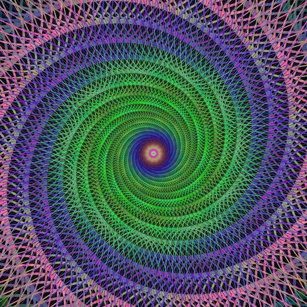 Spiral fractal design bakgrund — Stock vektor