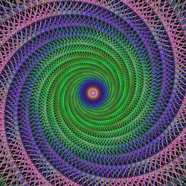 Fundo de projeto fractal espiral —  Vetores de Stock