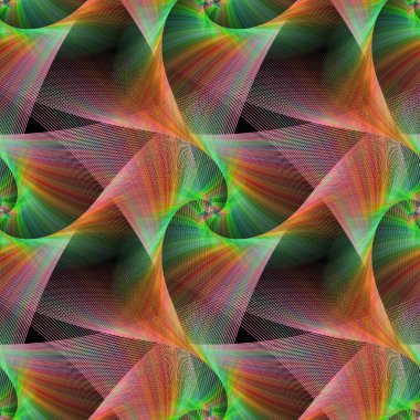 Kesintisiz renk fraktal peçe arka plan