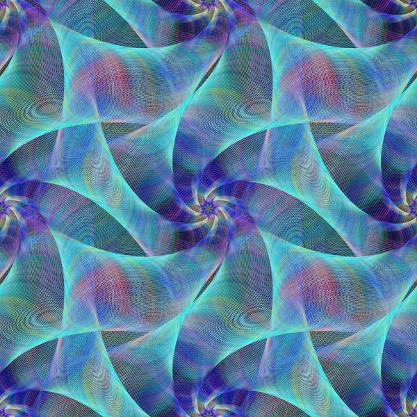 Velos azules claros - repetir el fondo del patrón fractal — Archivo Imágenes Vectoriales