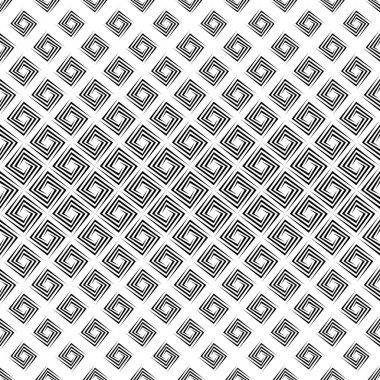 Tek renkli kesintisiz çokgen desen