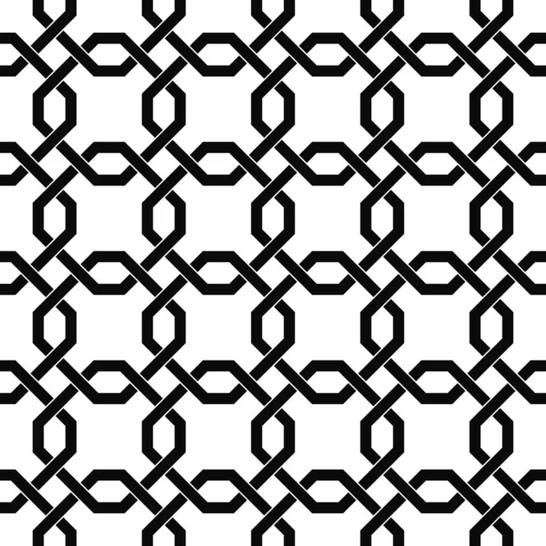 Monochromatic seamless trellis pattern — Stock Vector