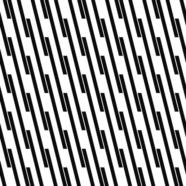 Modèle de ligne angulaire monochrome sans couture — Image vectorielle