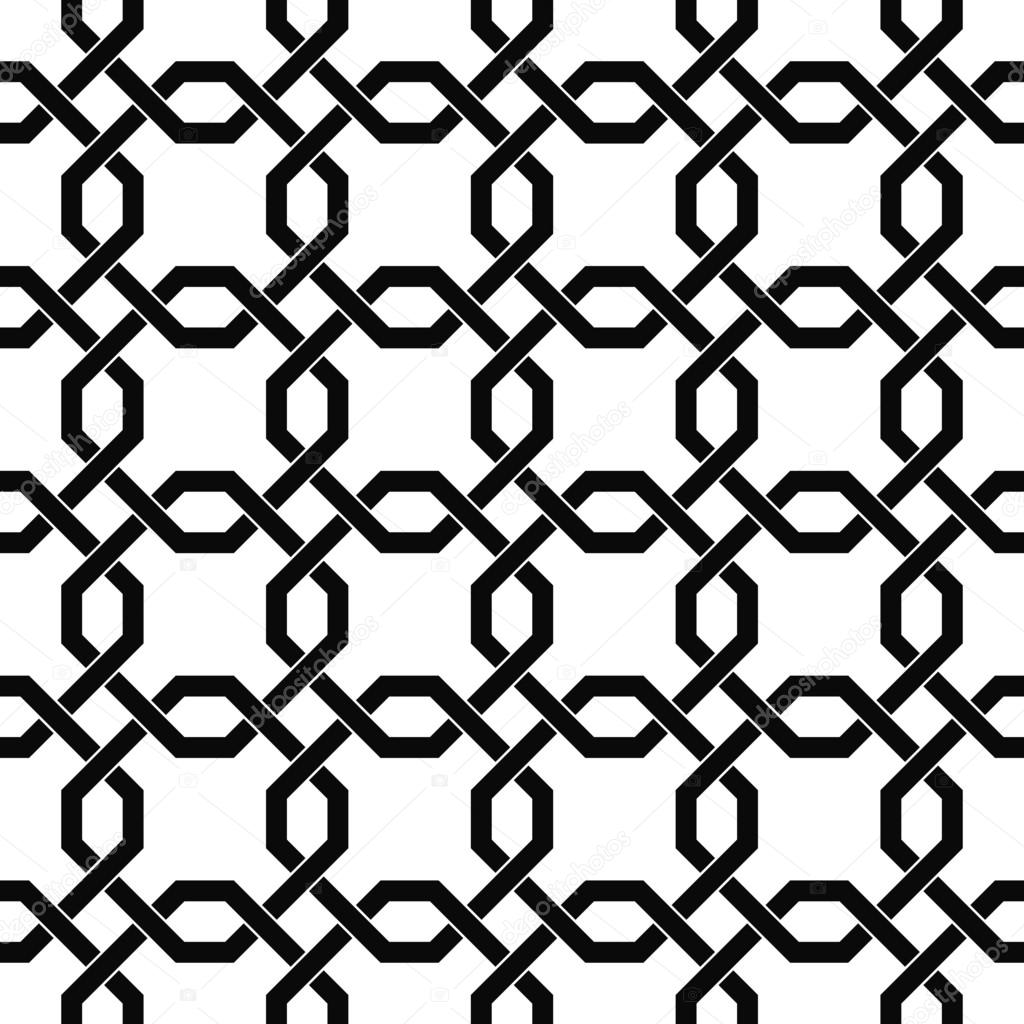 Monochromatic seamless trellis pattern
