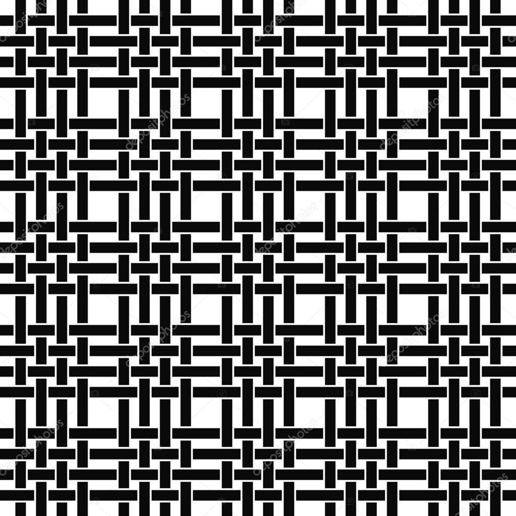 Seamless monochrome line pattern