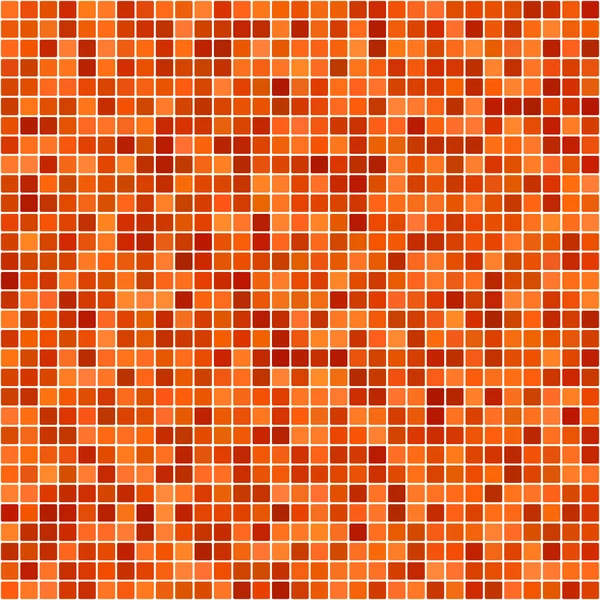 Orangefarbener Pixel-Hintergrund — Stockvektor