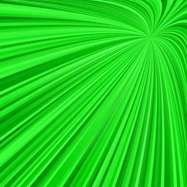 녹색 추상적인 레이 버스트 배경 — 스톡 벡터
