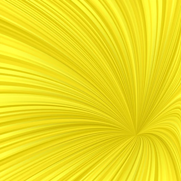 黄色の抽象的な渦巻き背景 — ストックベクタ