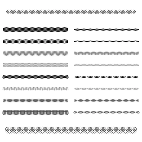 Graphic design elements - divider line set — Stock Vector