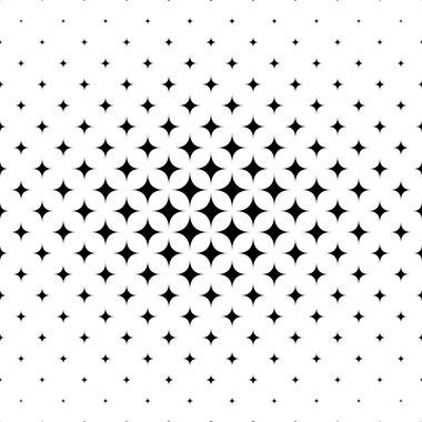 Dikişsiz eğri yıldız desen