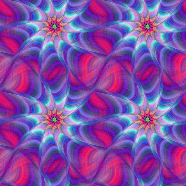 Design de padrão fractal sem costura abstrato colorido —  Vetores de Stock