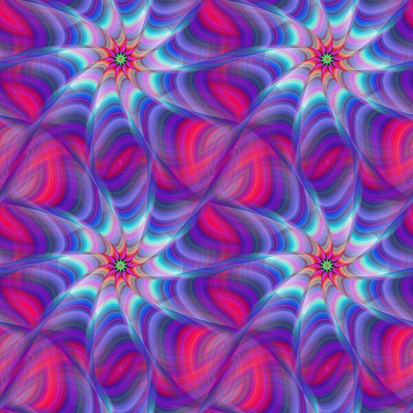 Colorful abstract seamless fractal pattern design