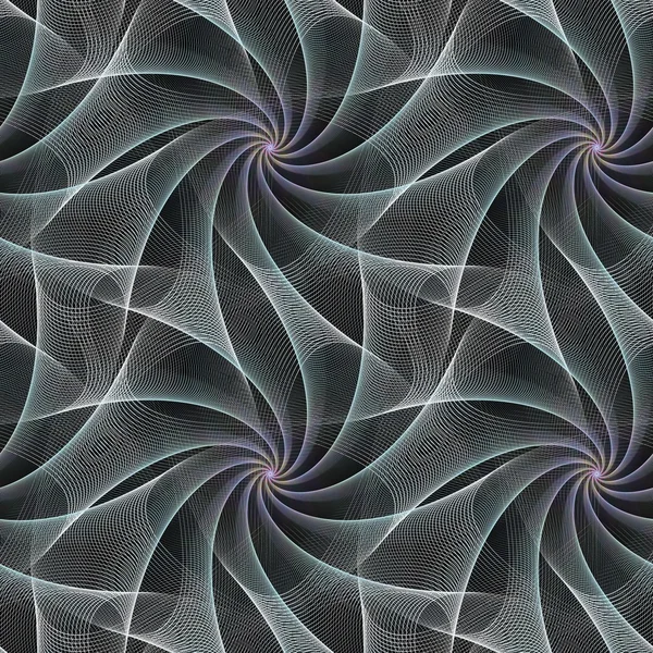 Fondo de patrón fractal sin costuras — Vector de stock