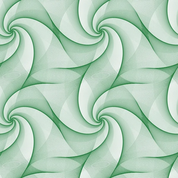 Groene abstract herhalende fractale patroon ontwerp — Stockvector